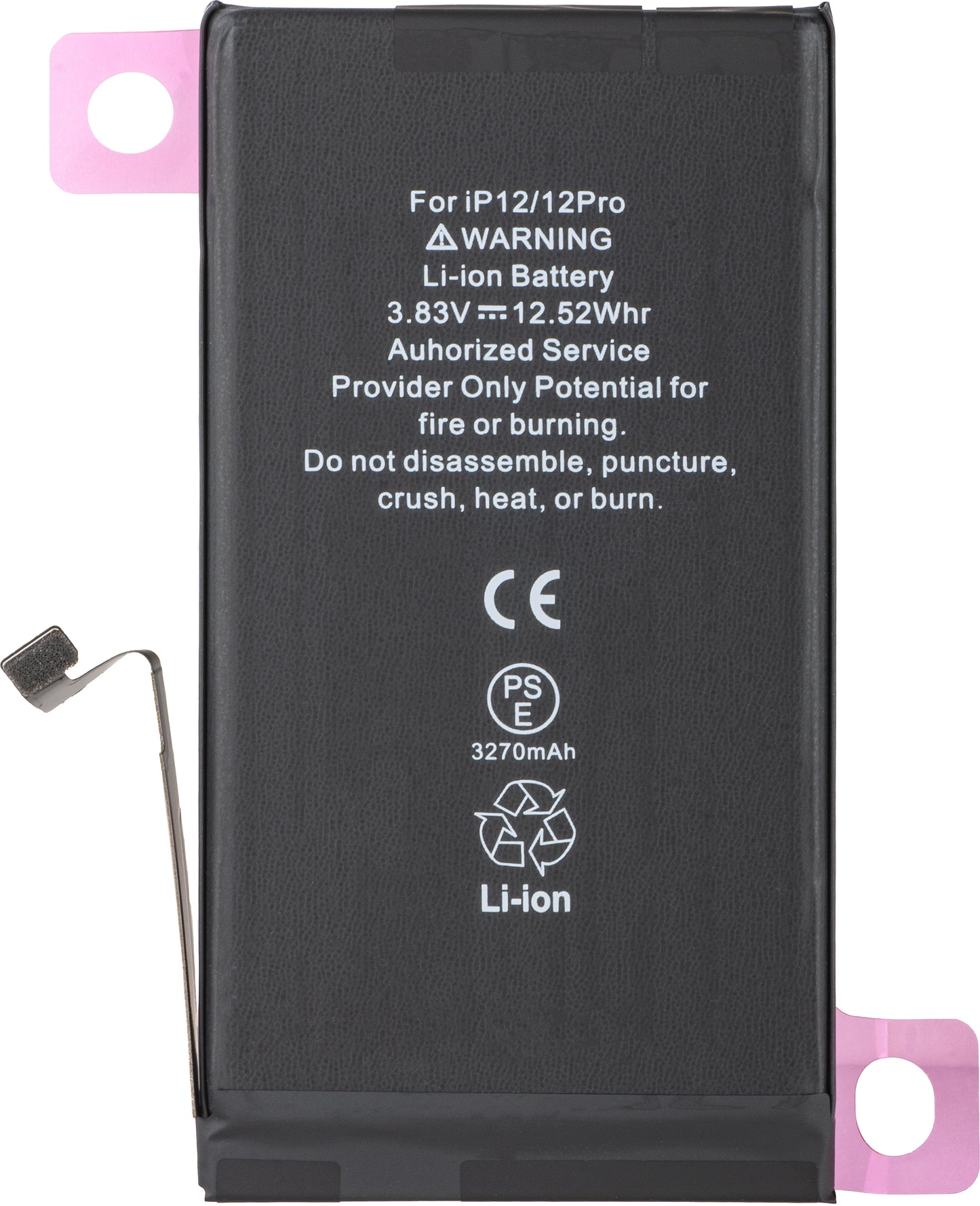 Apple iPhone 12 / 12 Pro batteri, Diagnostic High Capacity