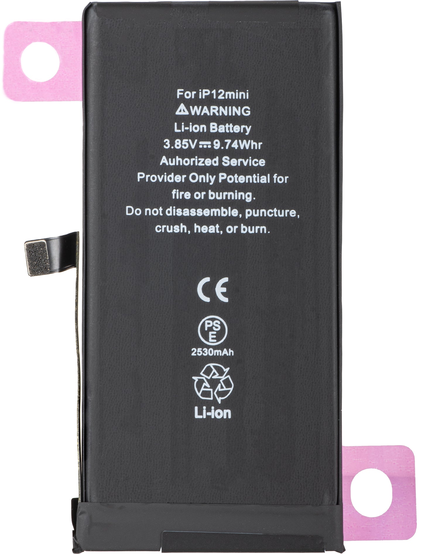Apple iPhone 12 mini batteri, Diagnostic High Capacity