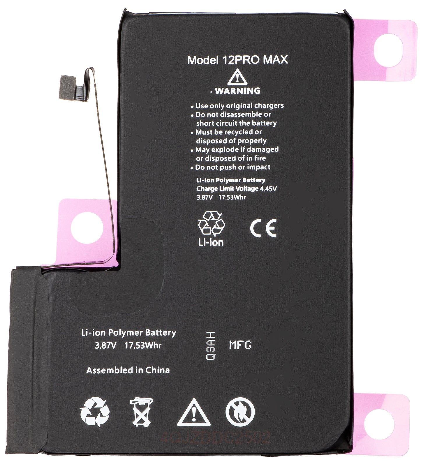 Apple iPhone 12 Pro Max batteri, Diagnostik
