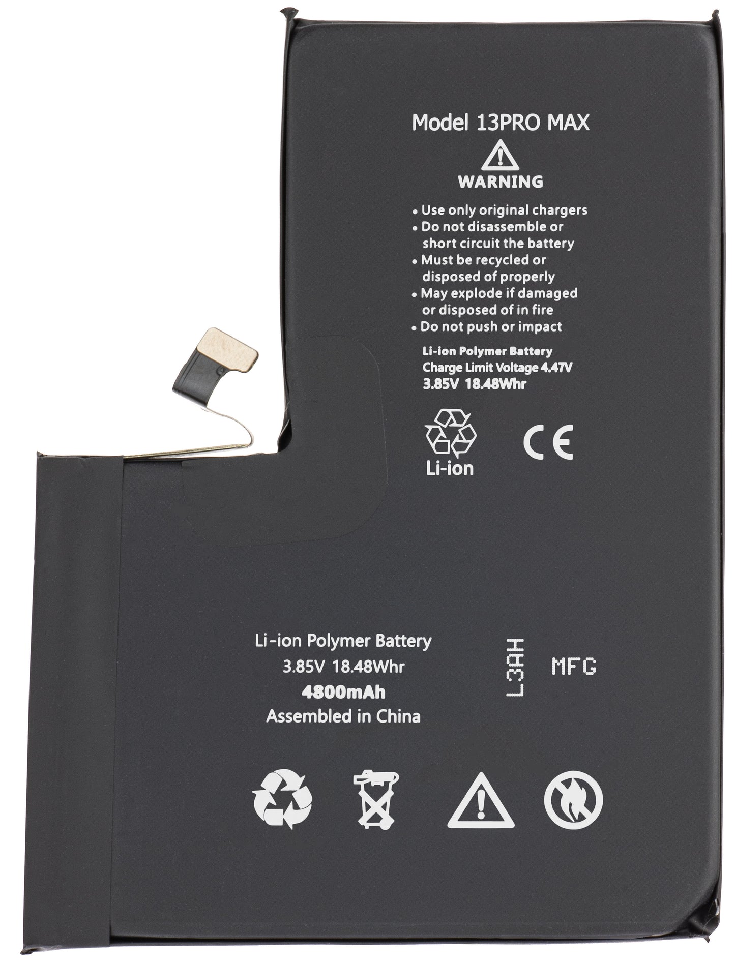 Batteri Apple iPhone 13 Pro Max, High Capacity