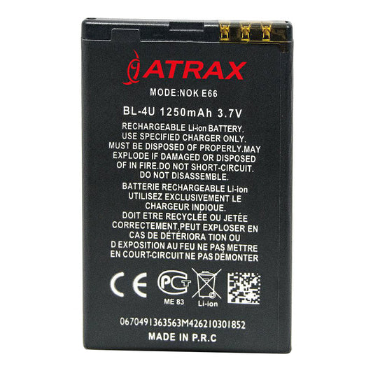 ATX-batteri til Nokia E66, BL-4U