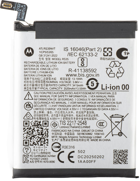 Motorola Razr 60 Ultra batteri, RS35, Service Pack SB18E50882