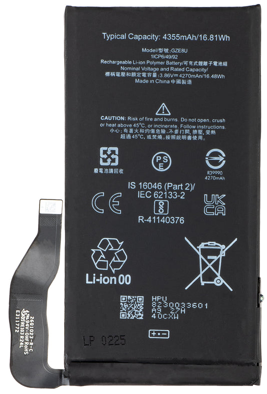 Batteri til Google Pixel 7, GZE8U