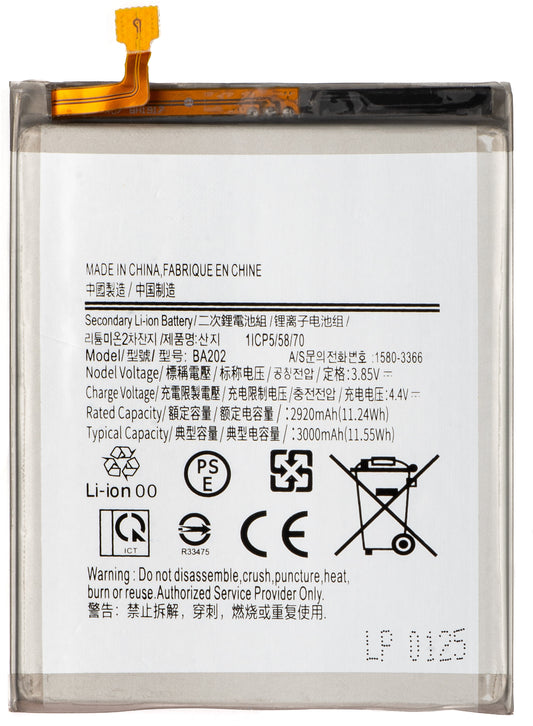 Batteri til Samsung Galaxy A10e A102 / A20e A202, EB-BA202ABU