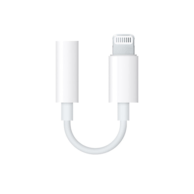 Audioadapter Lightning - 3,5 mm OEM, Hvid