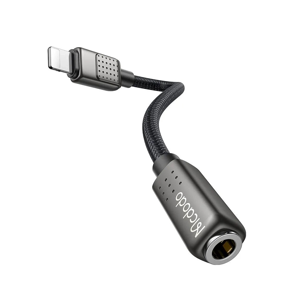 Audioadapter Lightning - 3.5mm McDodo CA-5010, Sort