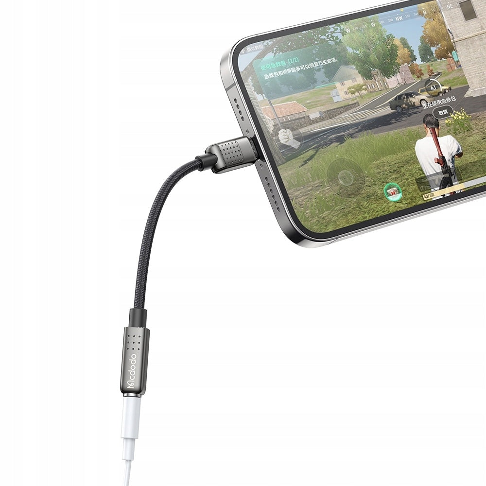 Audioadapter Lightning - 3.5mm McDodo CA-5010, Sort