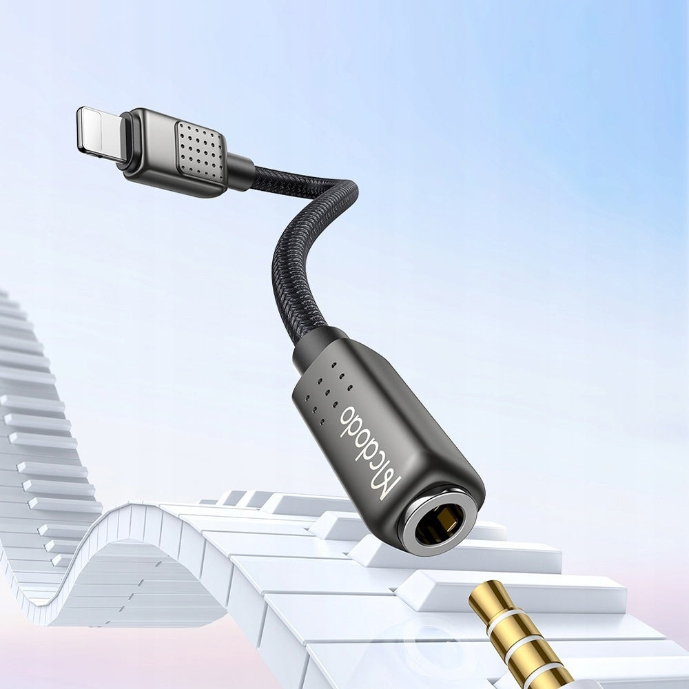 Audioadapter Lightning - 3.5mm McDodo CA-5010, Sort