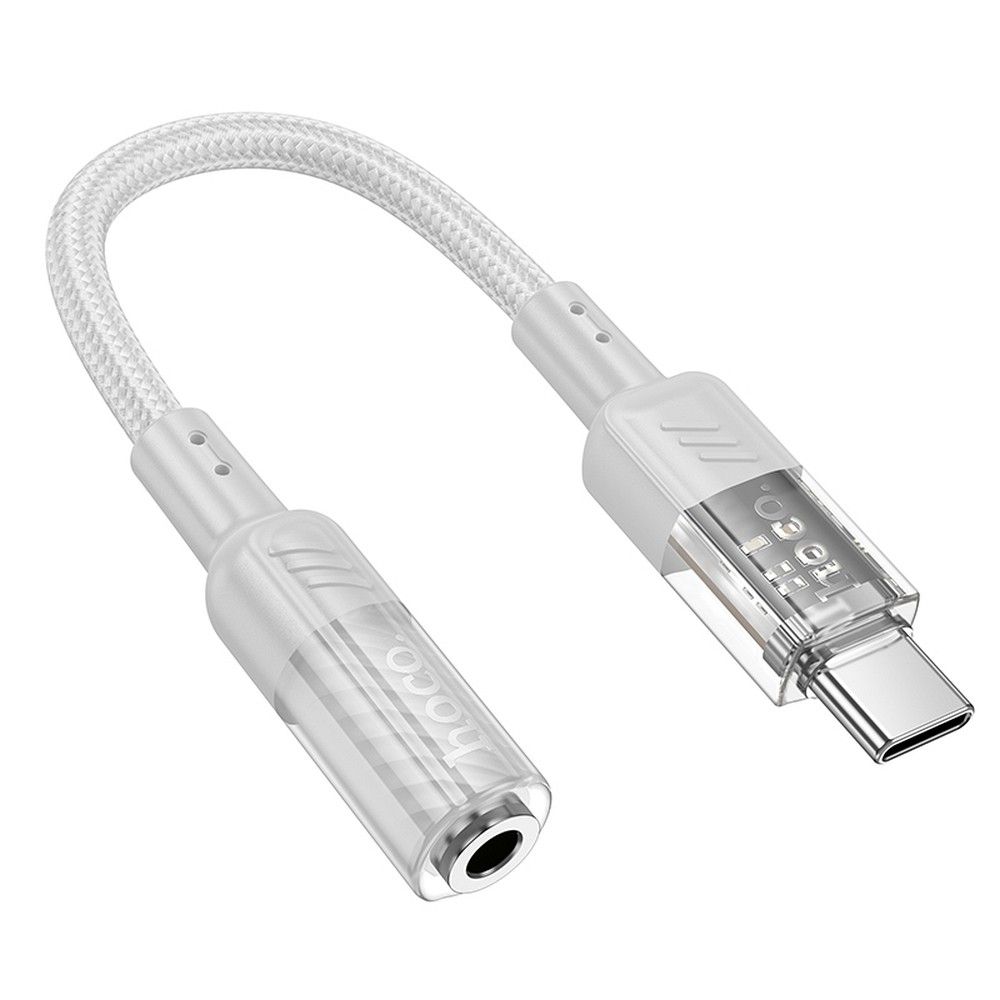Audioadapter USB-C - 3.5mm HOCO LS37, Grå