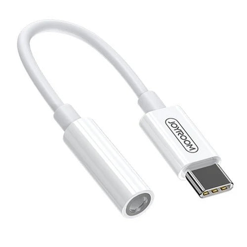 Audioadapter USB-C - 3,5 mm Joyroom SH-C1, Hvid