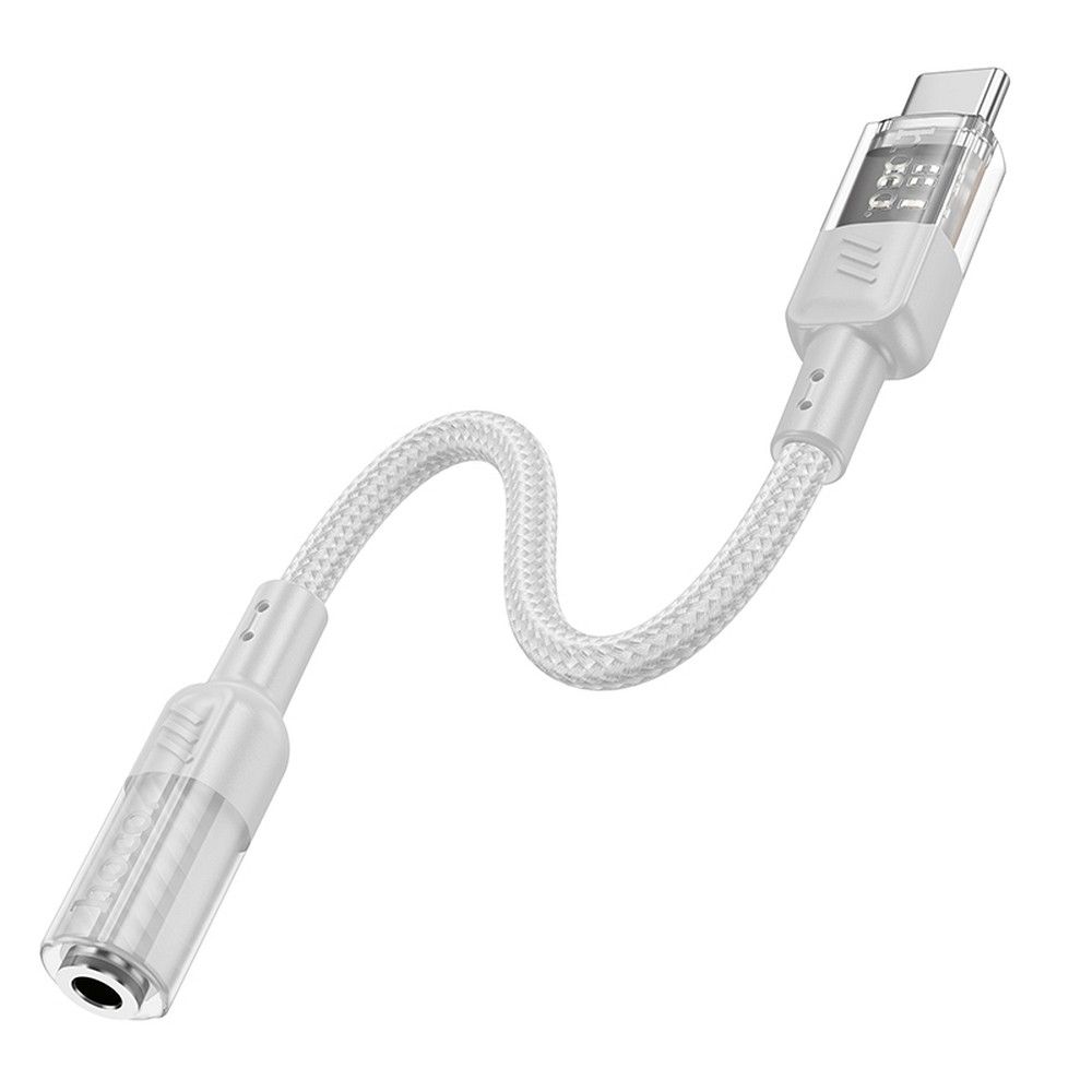 Audioadapter USB-C - 3.5mm HOCO LS37, Grå