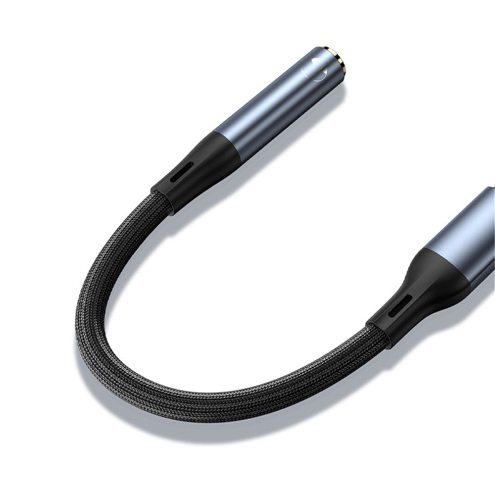 Audioadapter USB-C - 3.5mm Yesido YAU38, Sort