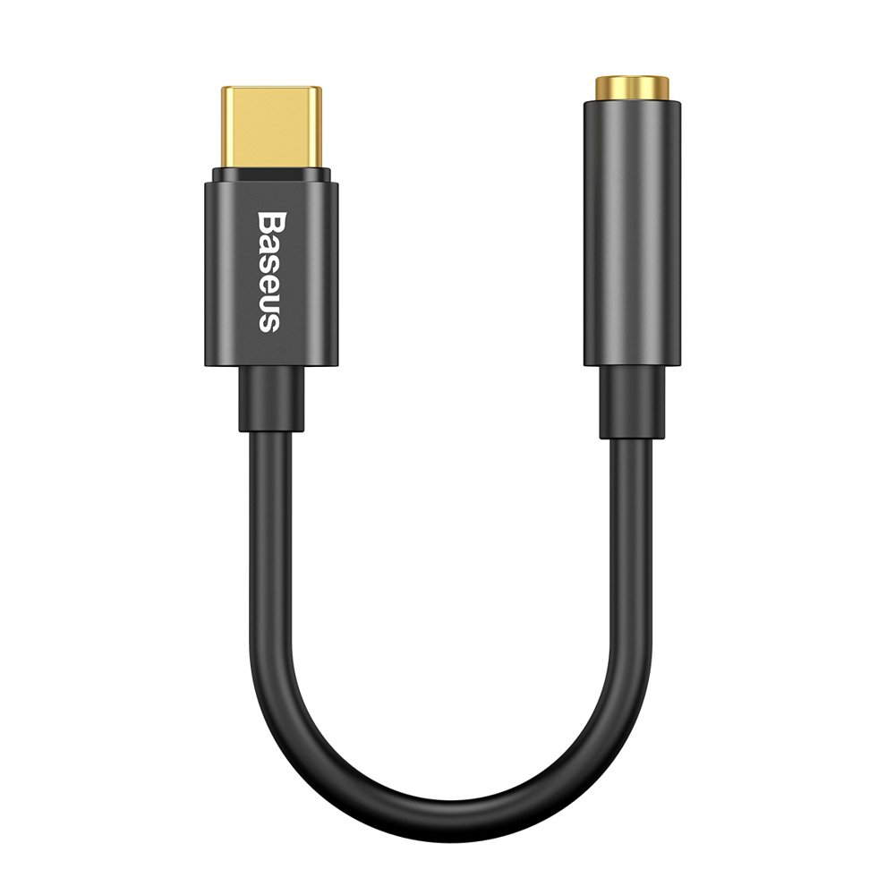 Audioadapter USB-C - 3,5 mm Baseus L54, Sort CATL54-01