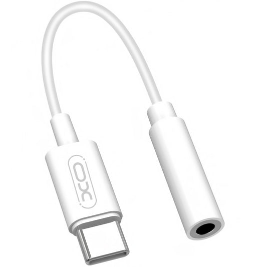 Audioadapter USB-C - 3,5 mm XO Design NB-R161, Hvid