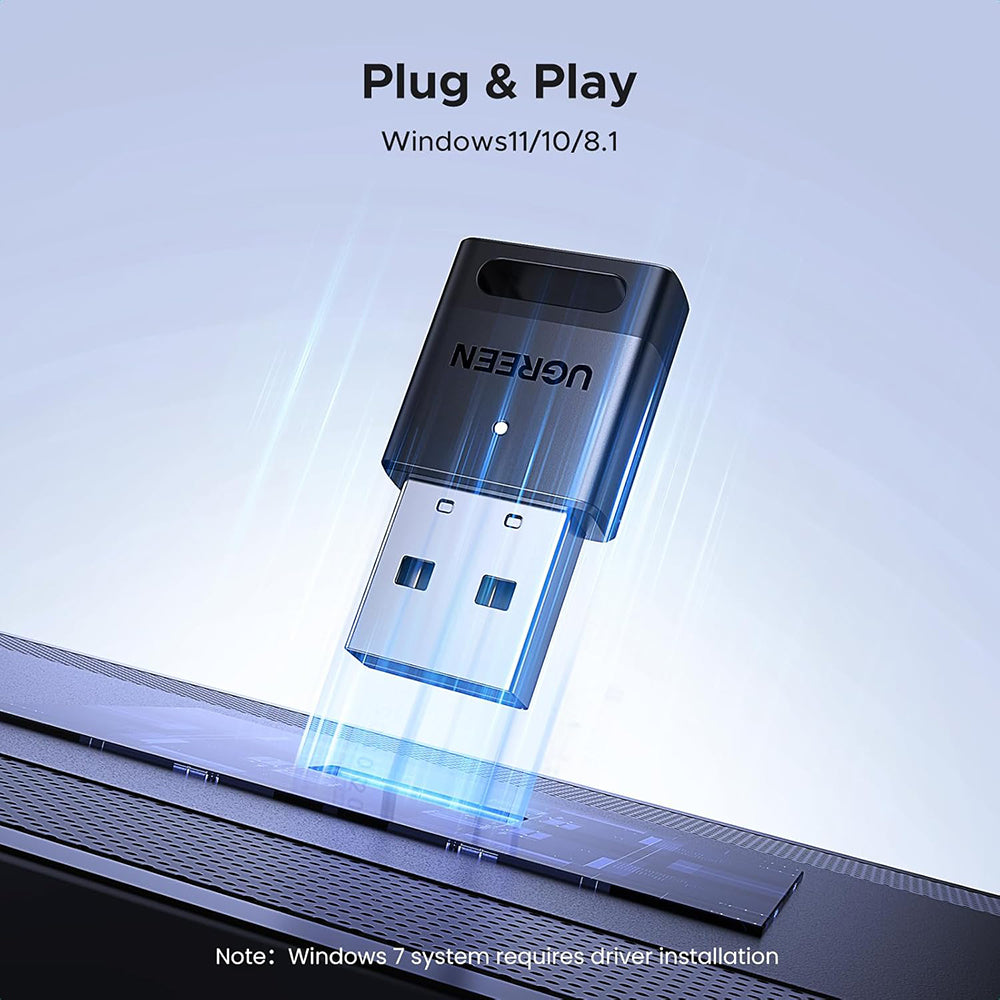 Bluetooth USB-adapter UGREEN CM748 (45134), Sort