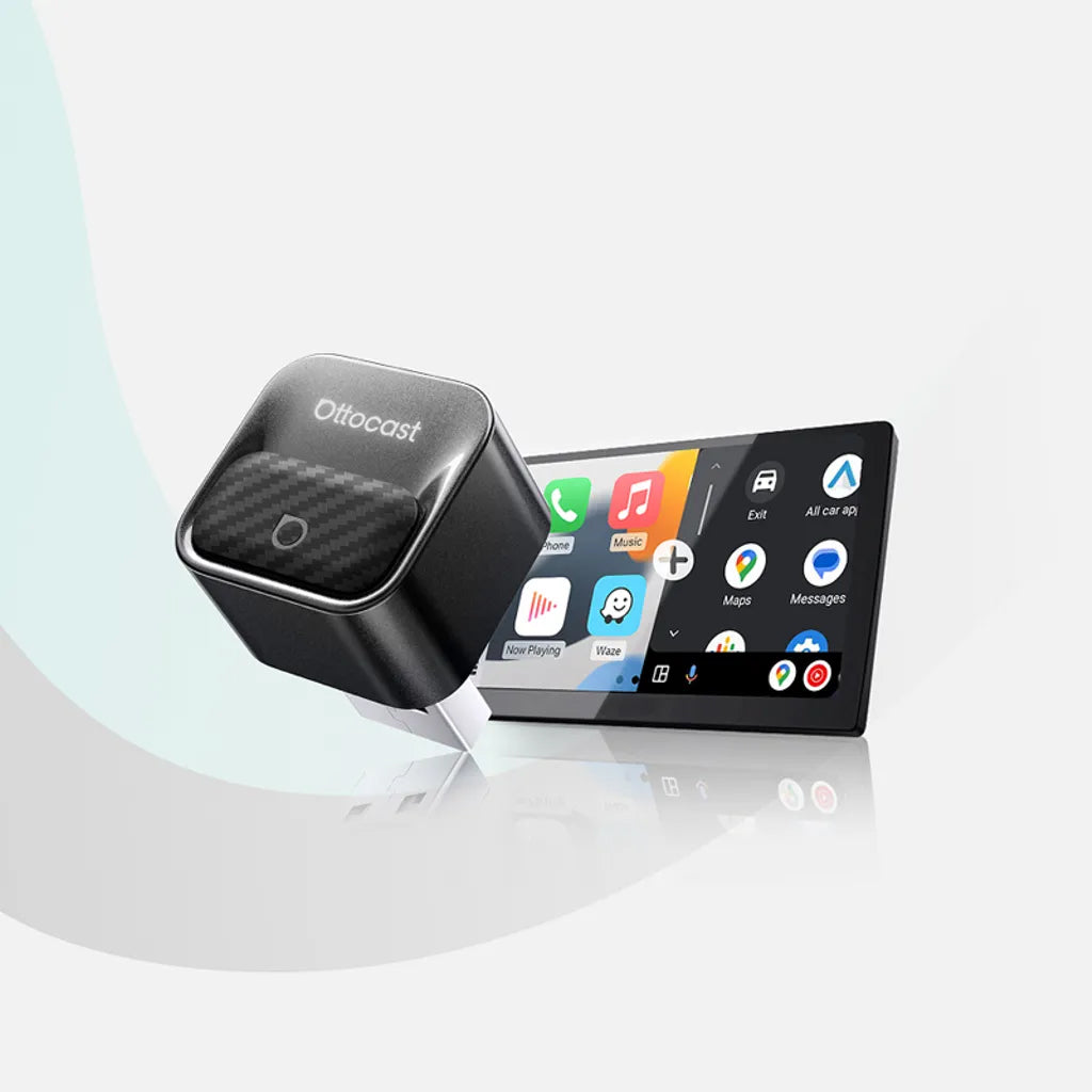 Trådløs Carplay / Android Auto-adapter Ottocast Mini Pico Style B til Apple iPhone / Android-serien CA525-T3
