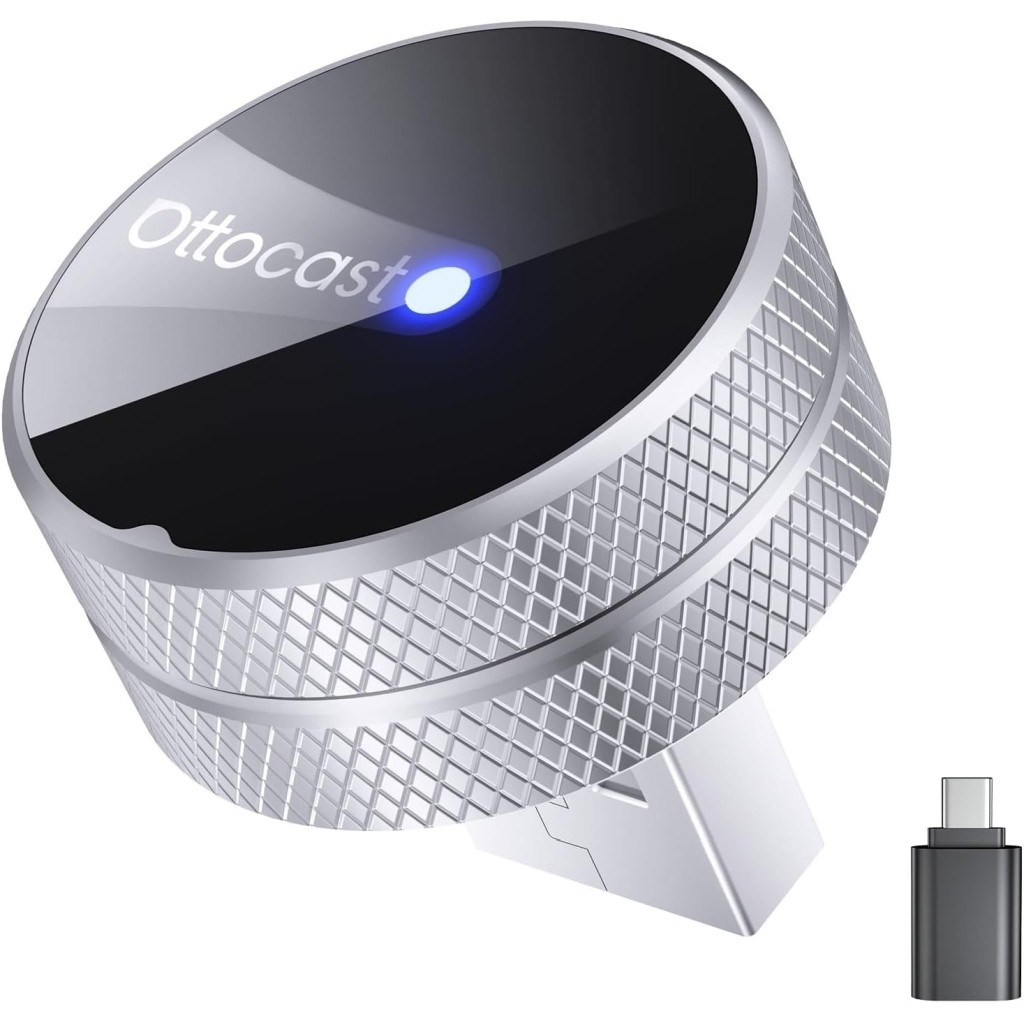 Trådløs Carplay / Android Auto-adapter Ottocast Mini Slim Tube til Apple iPhone / Android-serien CP88-T4