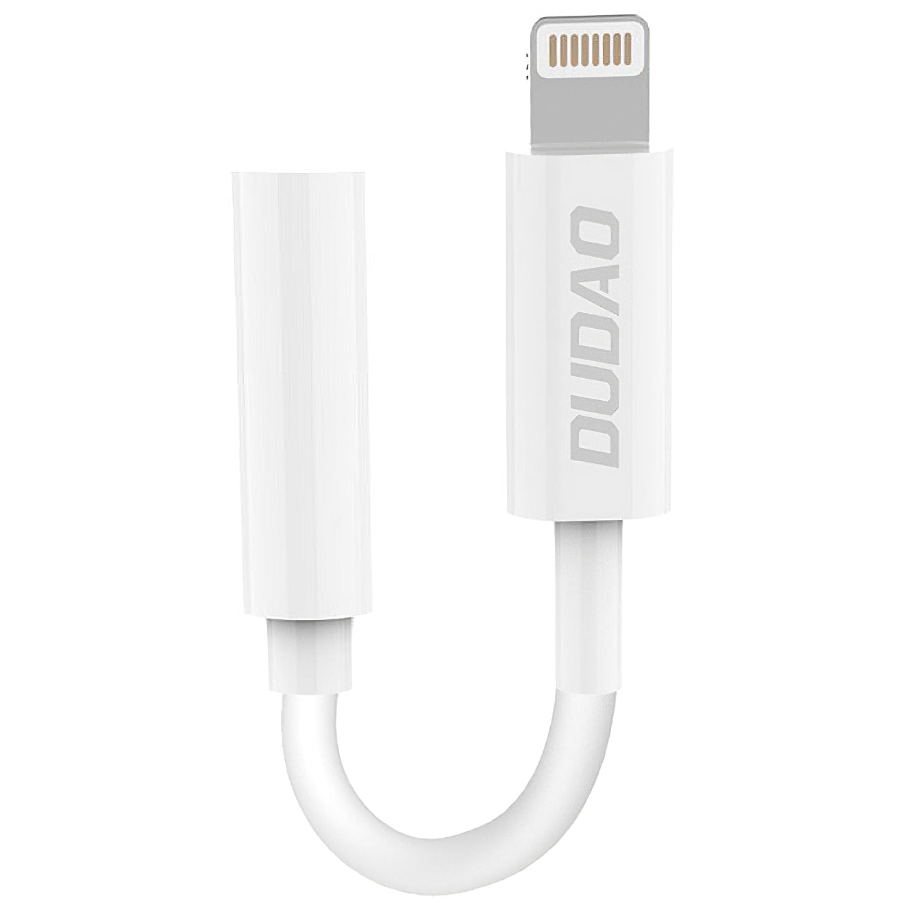 Audioadapter Lightning - 3.5mm Dudao L16i, Hvid