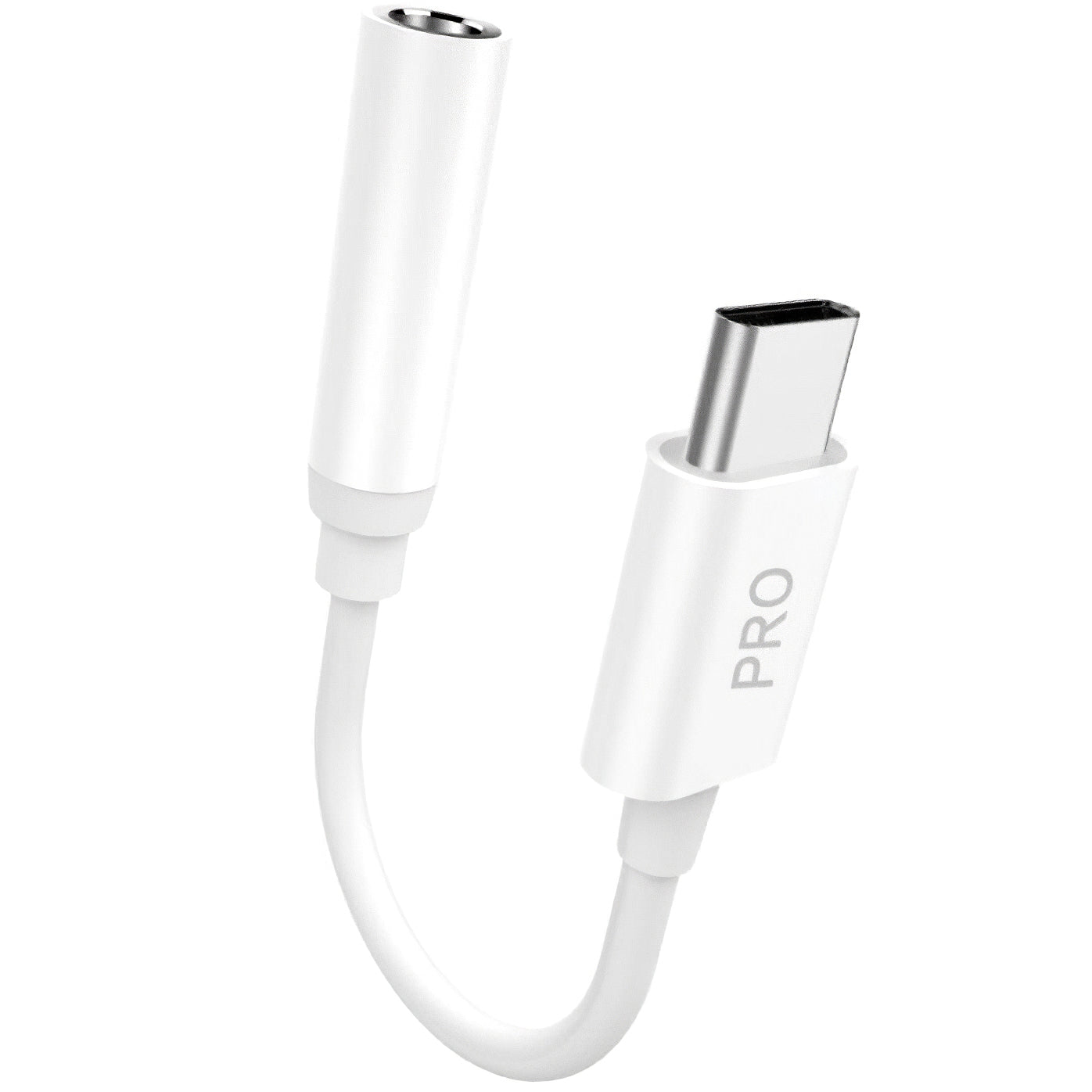 Audioadapter USB-C - 3,5 mm Dudao L16CPro, Hvid