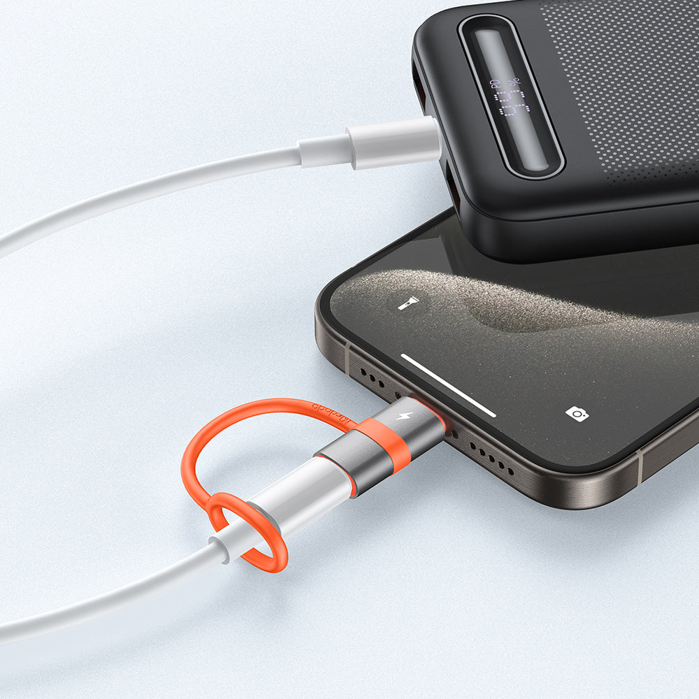 Adapter til data og opladning Lightning - USB-C McDodo OT-5530, Grå