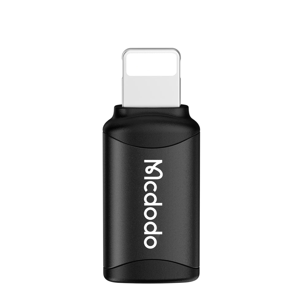 USB-C - Lightning McDodo OT-7680 Data- og Opladningsadapter, Sort