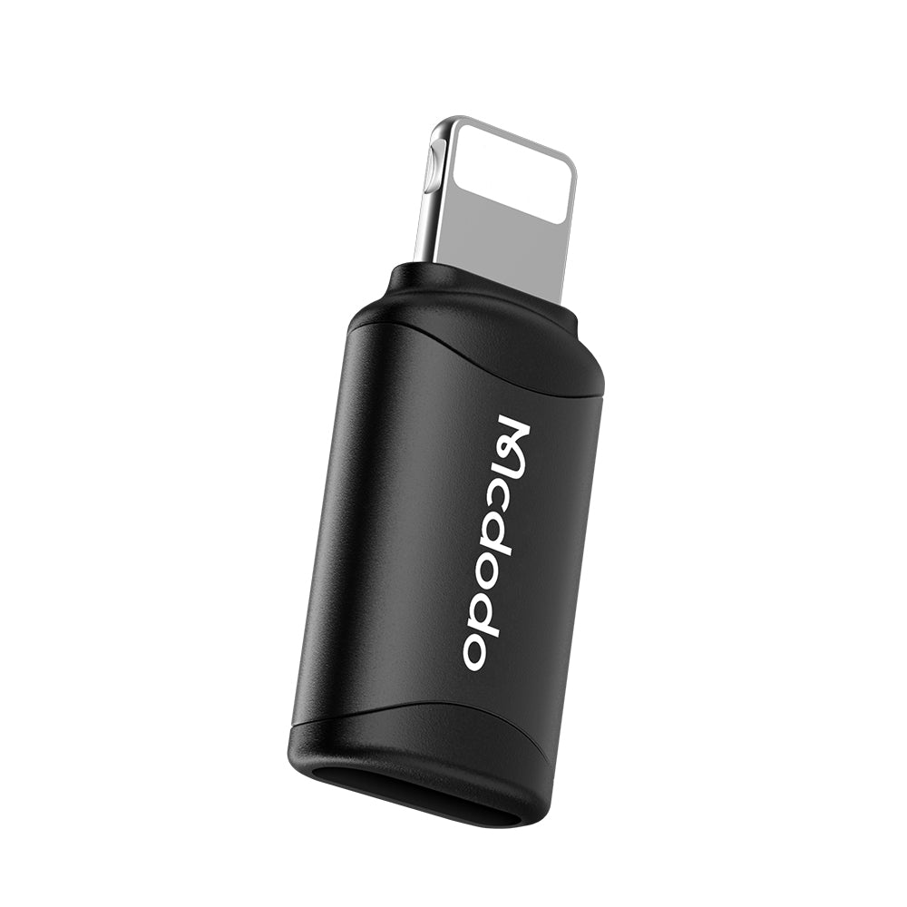 USB-C - Lightning McDodo OT-7680 Data- og Opladningsadapter, Sort