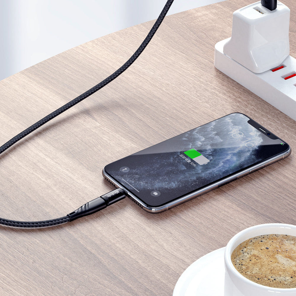 USB-C - Lightning McDodo OT-7680 Data- og Opladningsadapter, Sort