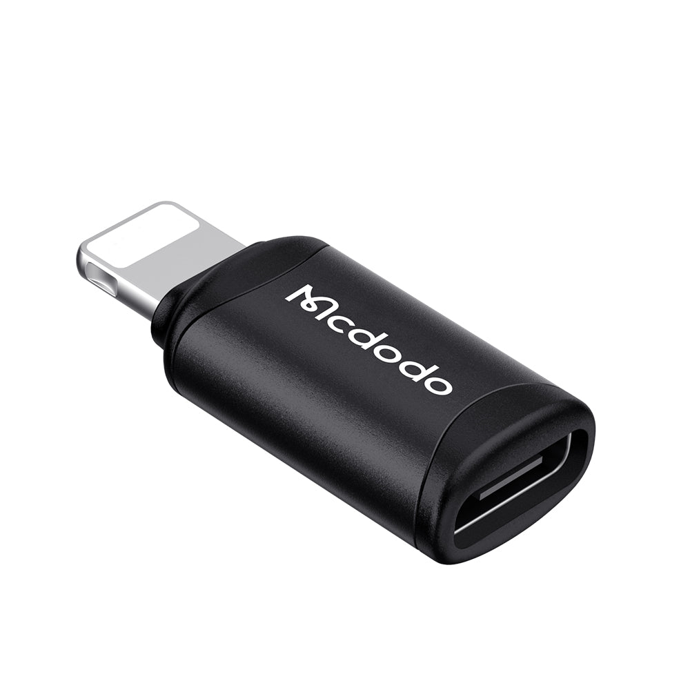 USB-C - Lightning McDodo OT-7680 Data- og Opladningsadapter, Sort