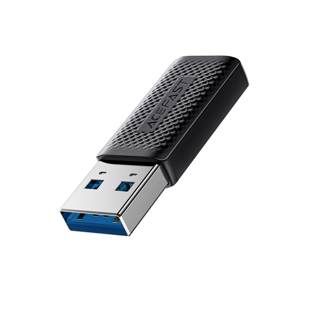 Data- og Opladningsadapter USB-C til USB-A Acefast J2, Sort