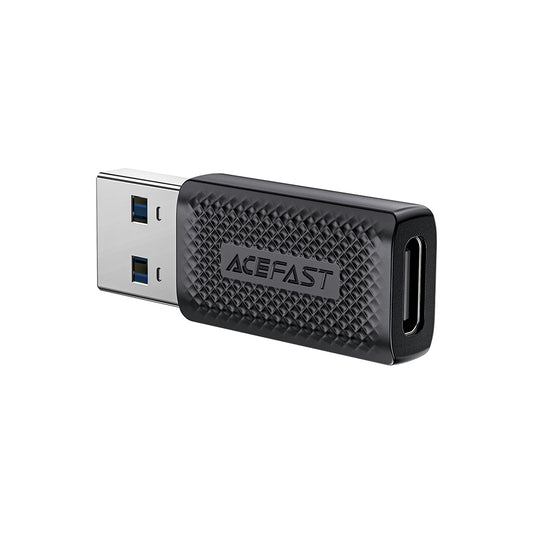 Data- og Opladningsadapter USB-C til USB-A Acefast J2, Sort