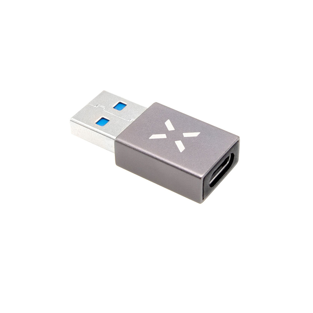 USB-C - USB-A Fixed Data- og Opladningsadapter, Grå