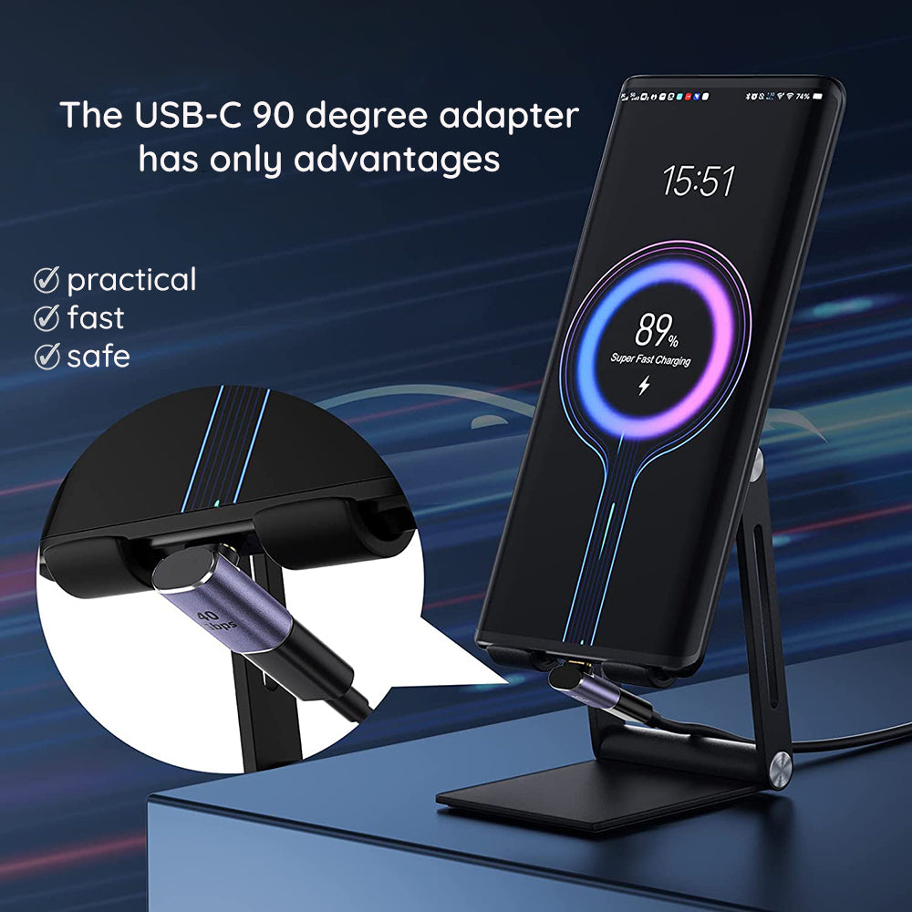 USB-C Data and Charging Adapter - USB-C Techsuit A12 TitanCoreX, Gray