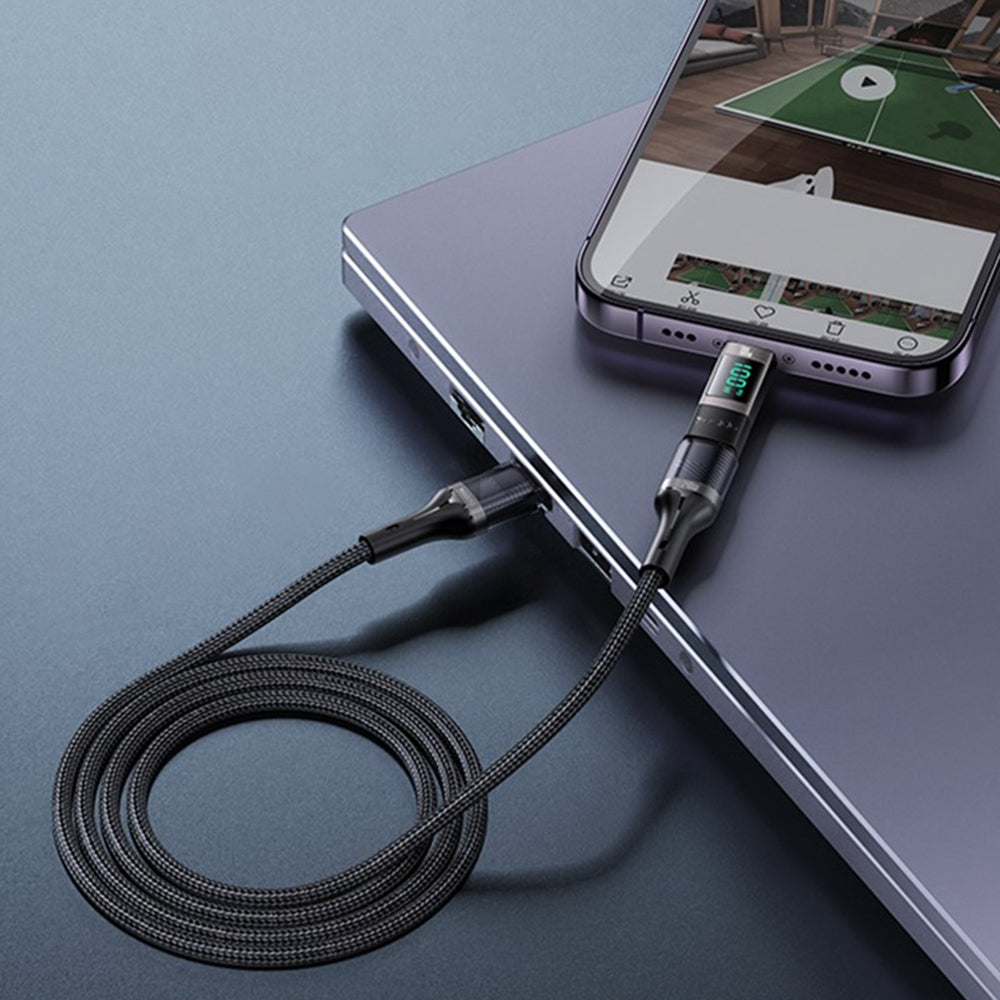 USB-C - USB-C Yesido GS24 Display Data- og Opladningsadapter, Grå