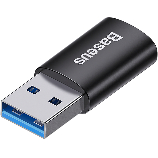 Baseus Ingenuity USB-C - USB-A USB-C opladnings- og dataadapter, sort ZJJJQ00010101