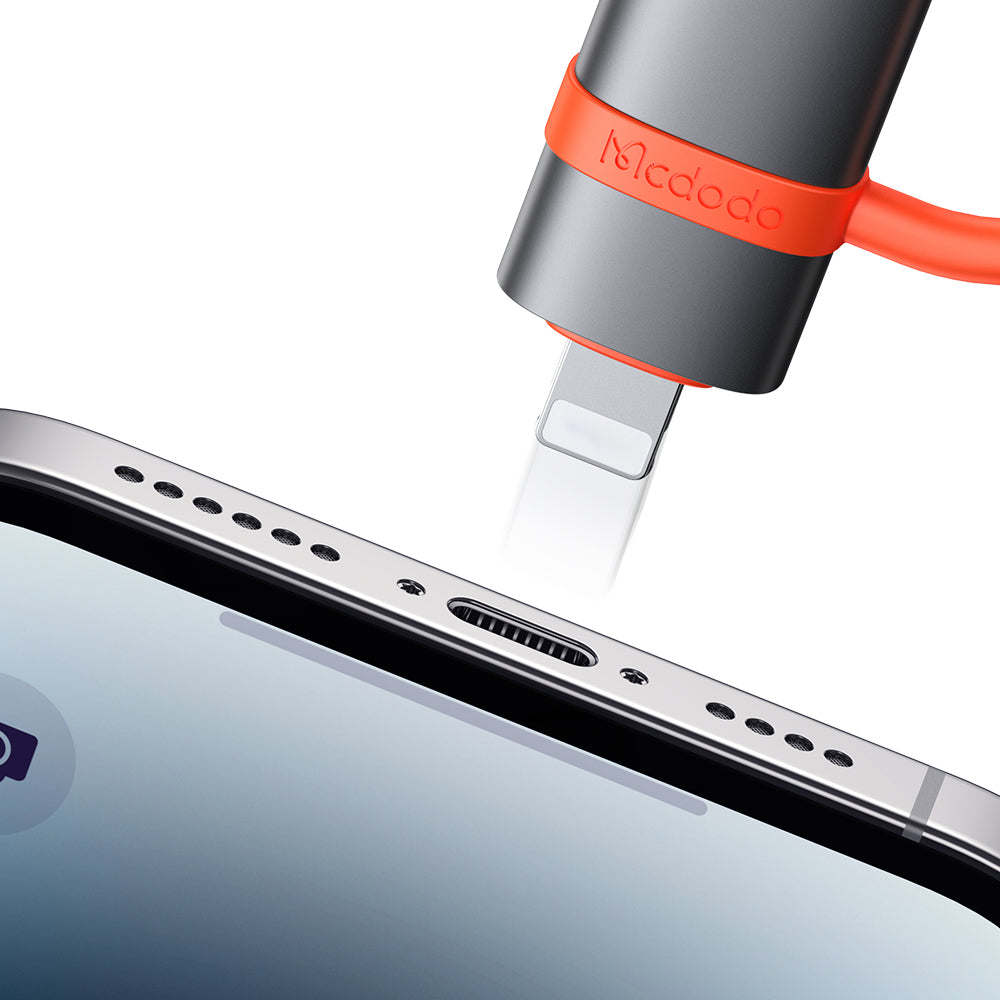 OTG Lightning - USB-A McDodo OT-2600 Adapter, Gray