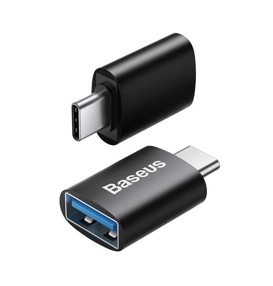 Baseus Ingenuity USB-C til USB-A OTG-adapter, sort