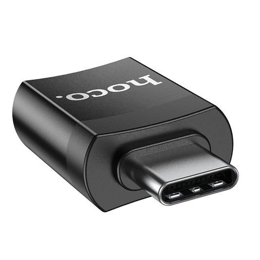 HOCO UA17 USB-C til USB-A OTG-adapter USB-C, sort