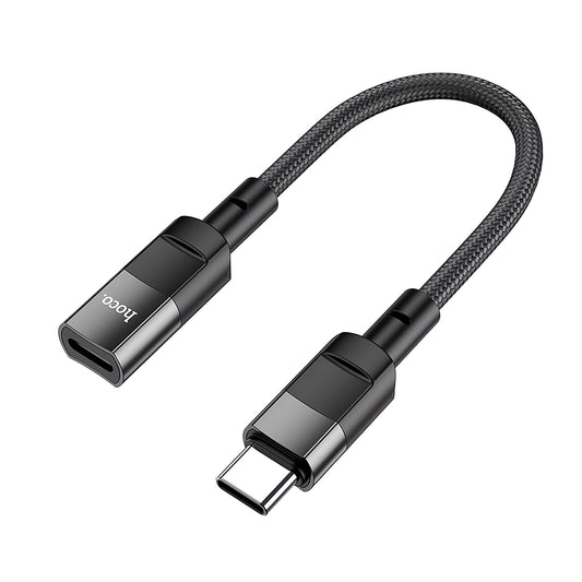 HOCO U107 Lightning - USB-C data- og opladningsadapter HOCO U107, 0,1 m, sort