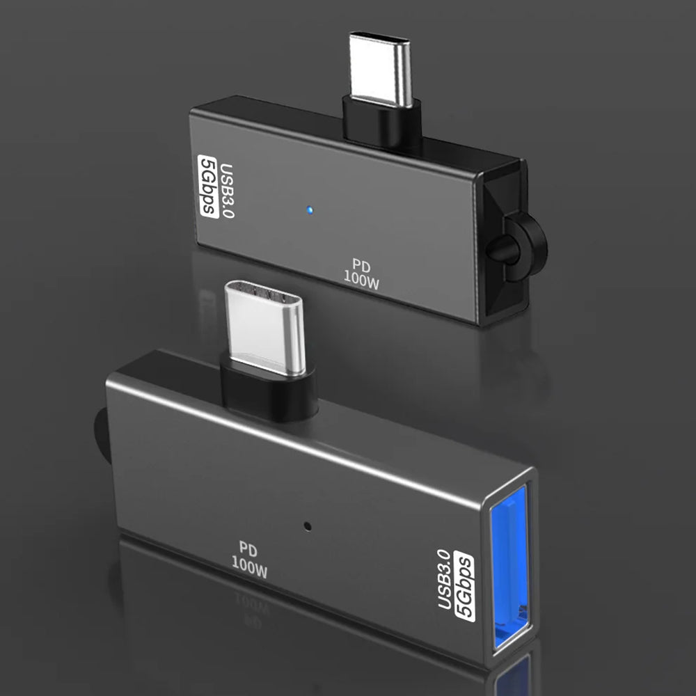 OTG Adapter USB-C - USB-A Techsuit A21, Grå
