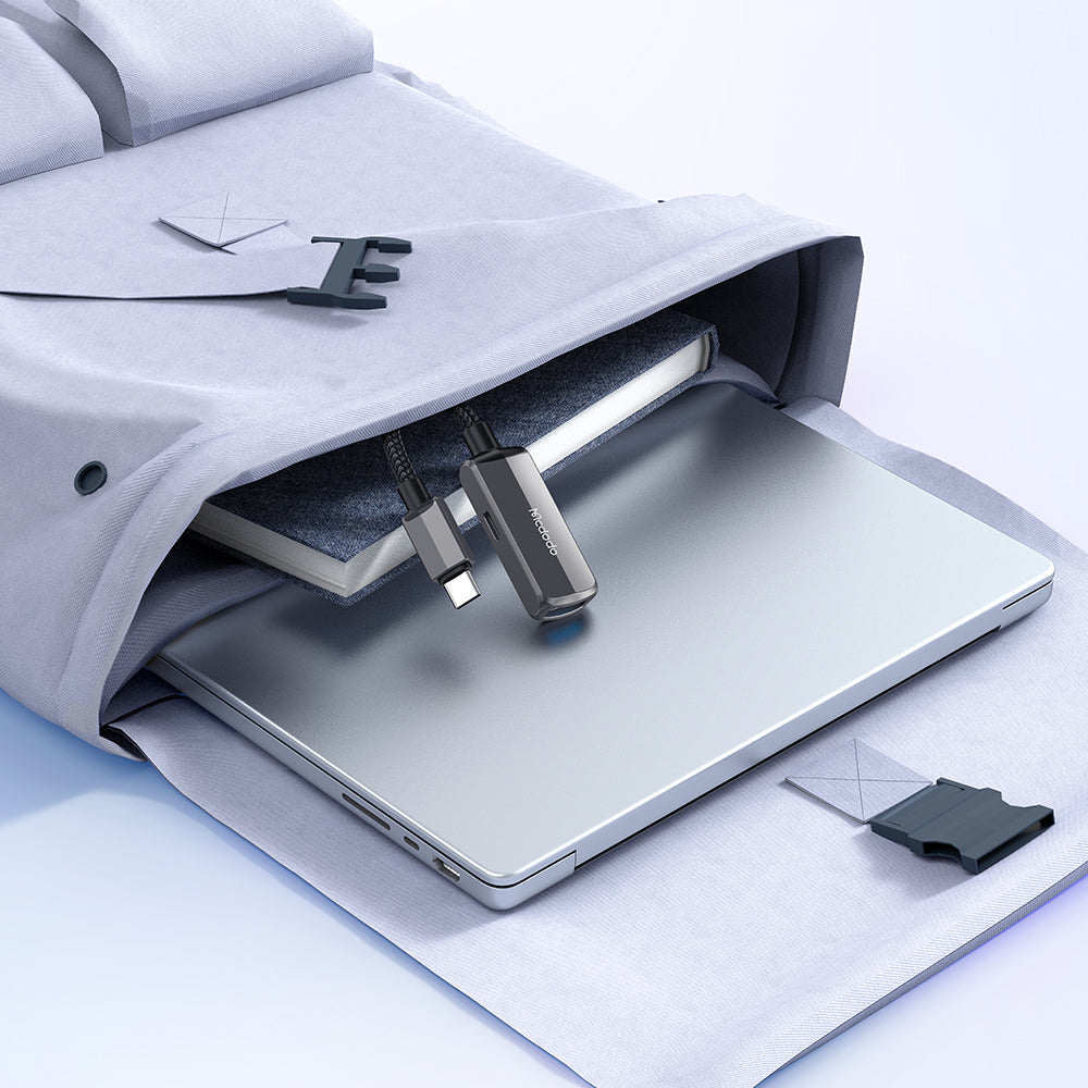 OTG Adapter USB-C - USB-A / USB-C McDodo CA-2830, Grå