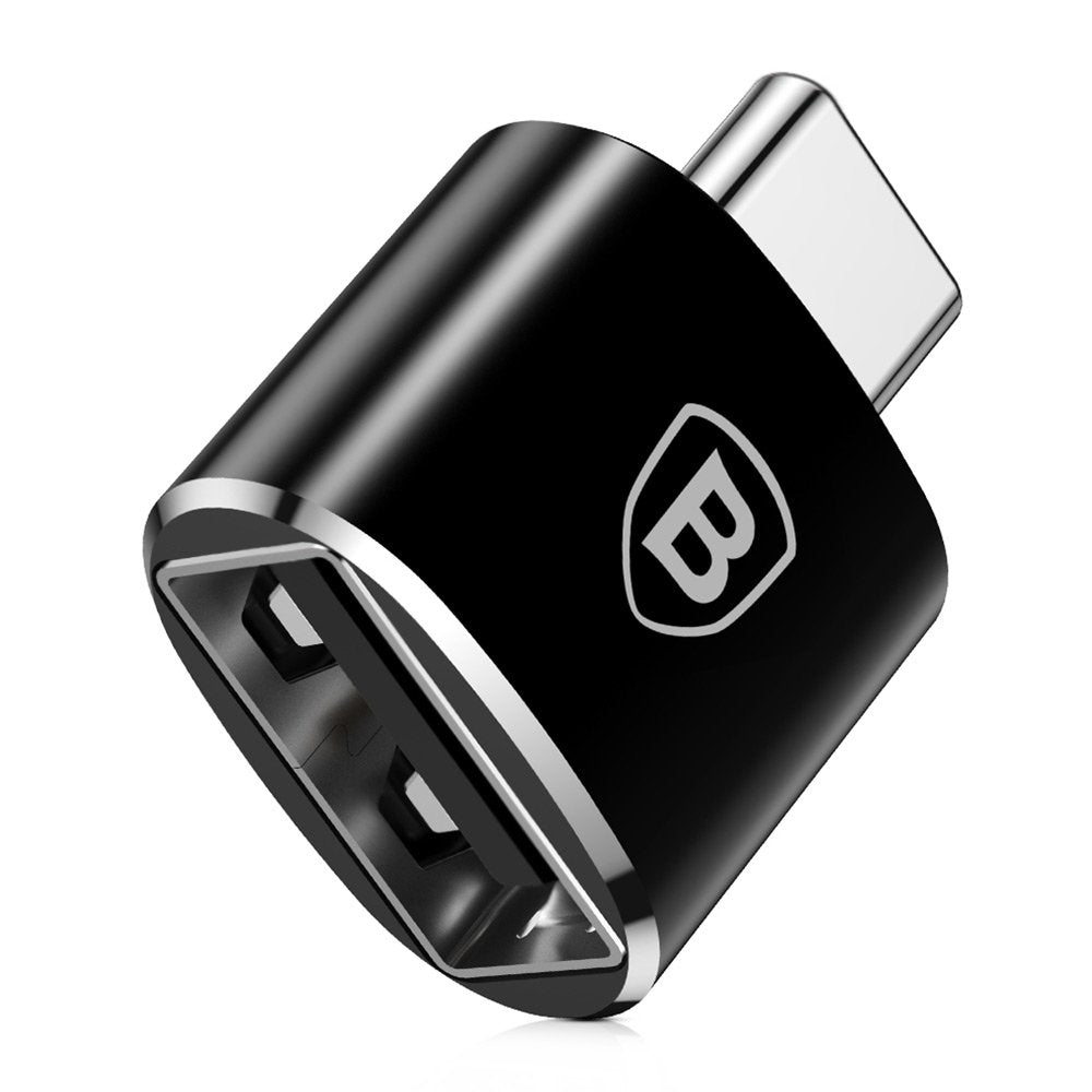 OTG Adapter USB-C - USB-A Baseus, Sort CATOTG-01