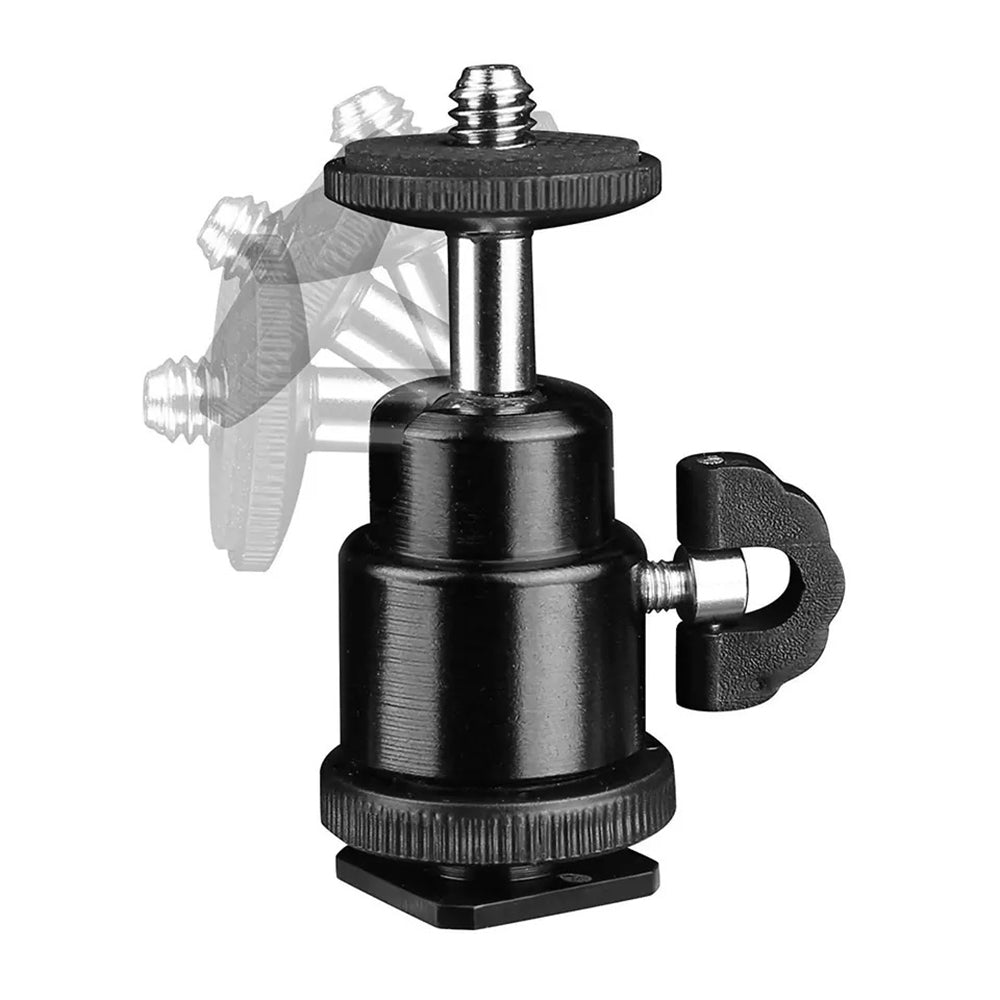 Cold Shoe Adapter - 1/4inch Techsuit BH-2, Black