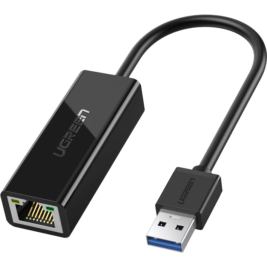 Netværkskort UGREEN CR111, RJ45, USB 3.0, Sort