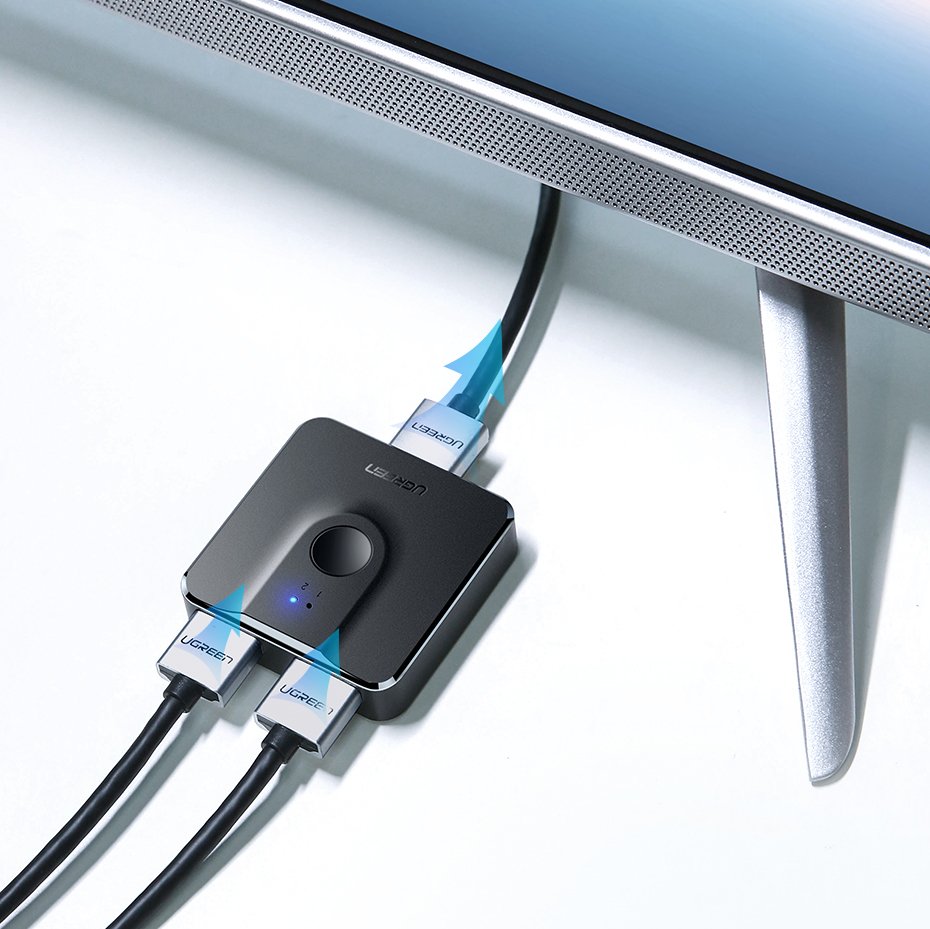 HDMI Video Switch UGREEN CM217, Sort