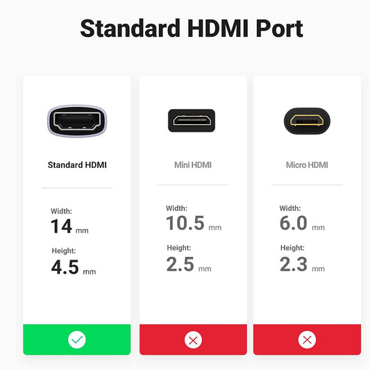 UGREEN HD159 Videoadapter (90592), HDMI - HDMI, 8K, Grå