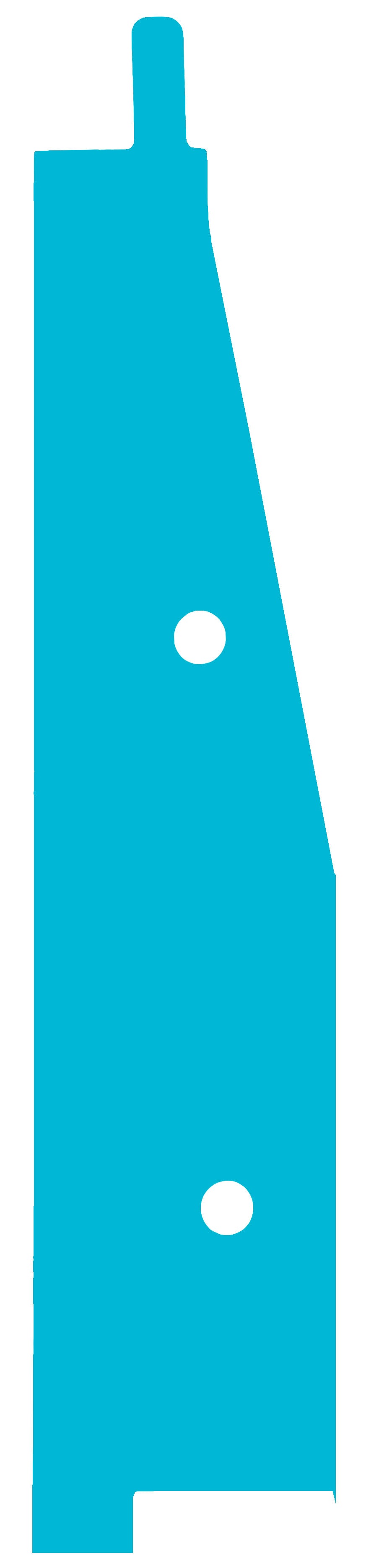 Lim til Motorola Moto G53 batteri, venstre, Service Pack 5D78C22162