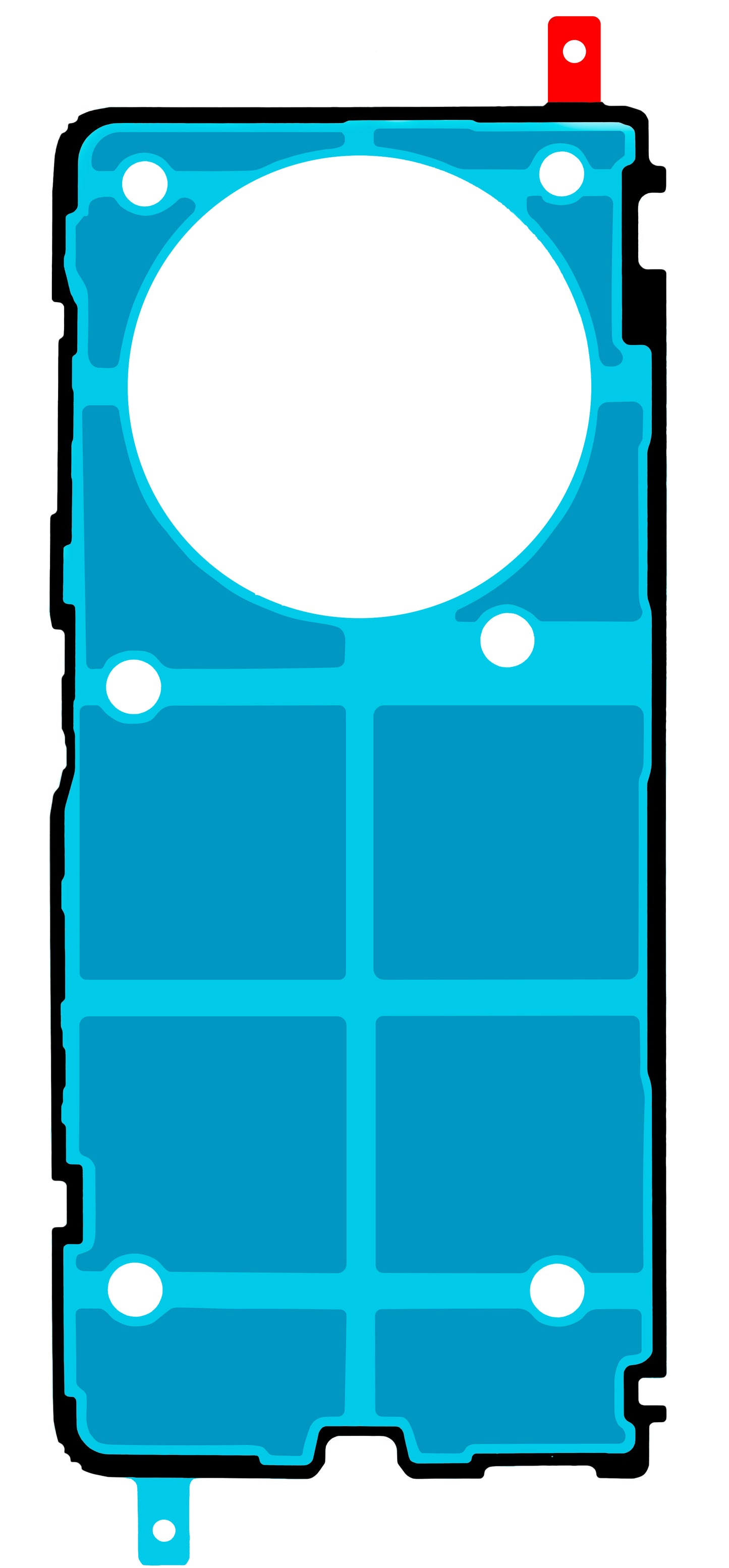 Klæbemiddel til batteridæksel Honor Magic V5, Service Pack 5163AFQH