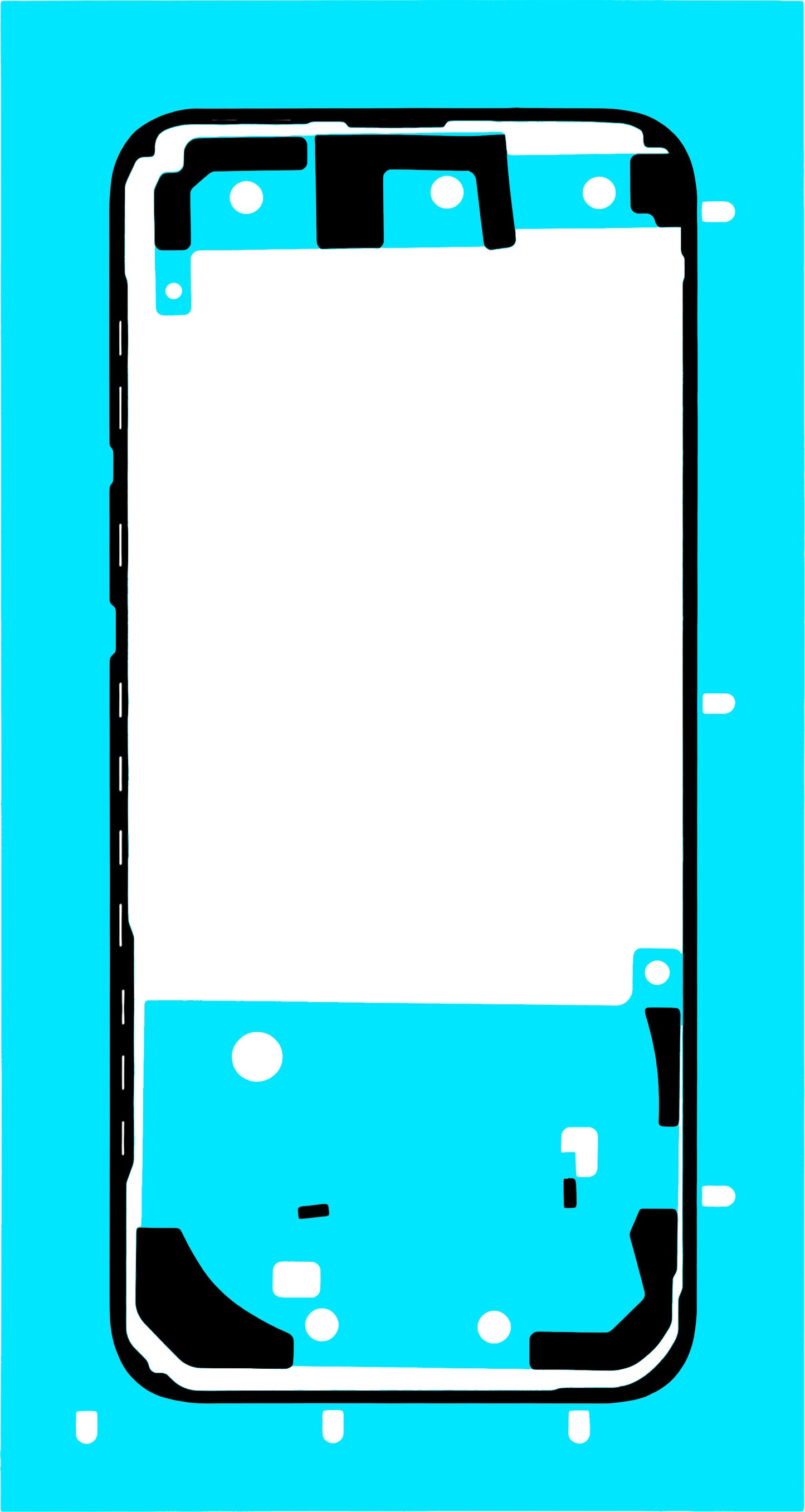 Klæbemiddel til batteridæksel Honor Magic8 Pro, Servicepakke 5163AGCT
