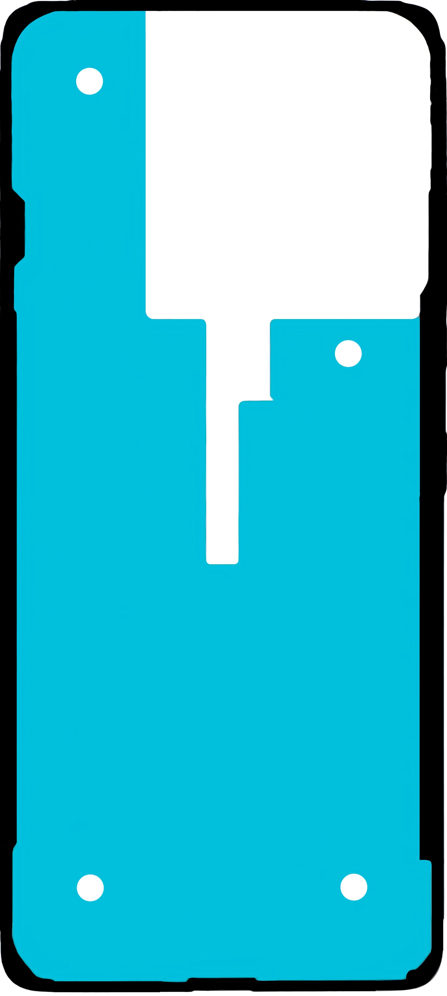 Motorola Edge 60 Pro Battery Cover Adhesive, Service Pack 5D78C30147