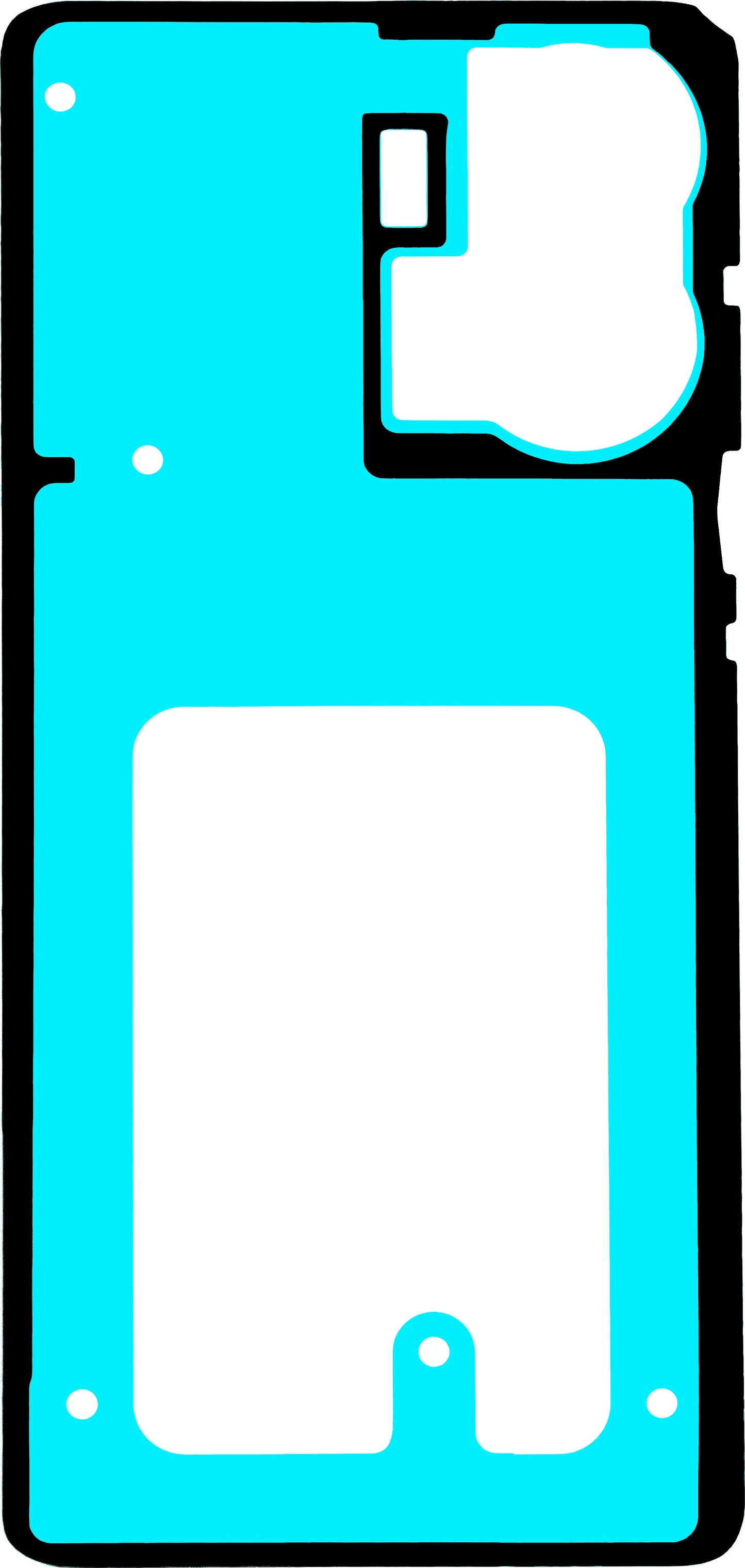 Klæbemiddel til batteridæksel Motorola Edge 50 Fusion, Service Pack 5948C24385